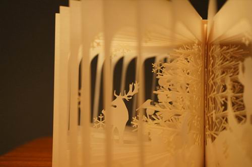 Diorama 3D dari Potongan Kertas oleh Yusuke Oono (8)