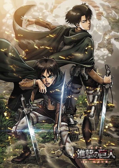 Film kompilasi kedua Attack on Titan menambahkan cuplikan yang terkait dengan season kedua anime-nya (1)