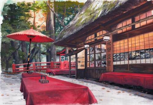 Foreign Artist Nails Modern Japan in Watercolors (14)