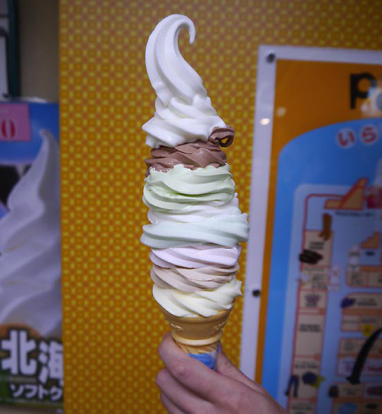 Inilah 10 es krim dengan rasa yang aneh di Jepang (1)