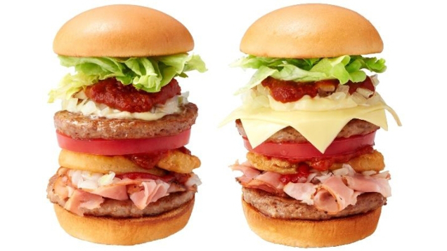 Inilah Burger raksasa dari jaringan fastfood terbaik di Jepang