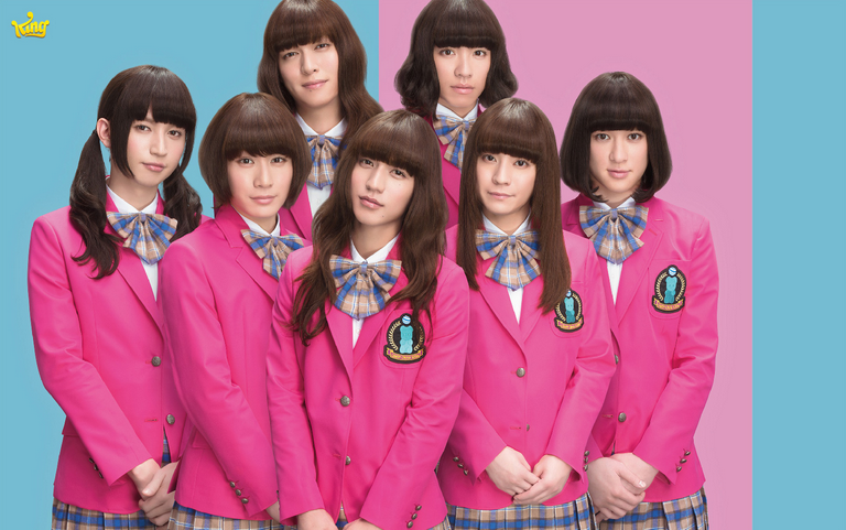 Kyanjani, idol group baru yang dibentuk oleh Kanjani8 untuk iklan Candy Crush SODA