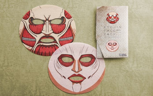 Masker wajah Attack on Titan akan segera tersedia di toko-toko di Jepang (1)