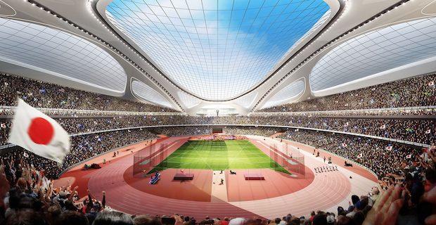 National Stadium yang baru di Tokyo akan dibuka untuk Olimpiade tahun 2020 tanpa atap (1)
