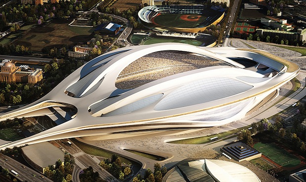 National Stadium yang baru di Tokyo akan dibuka untuk Olimpiade tahun 2020 tanpa atap (3)