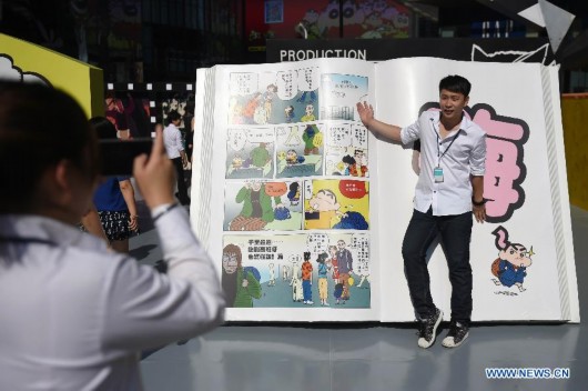 Pameran Crayon Shin-chan digelar untuk masyarakat di Shenyang, timur laut China