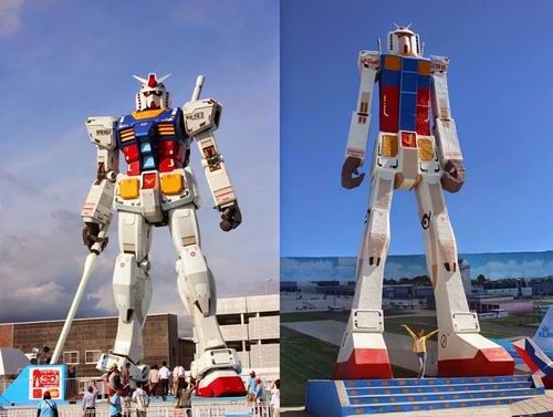Patung Gundam yang buruk setinggi 21 meter ditemukan di Filipina
