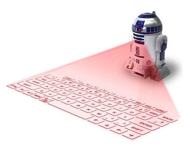 R2-D2, Robot Yang Bisa Memproyeksikan Keyboard Virtual