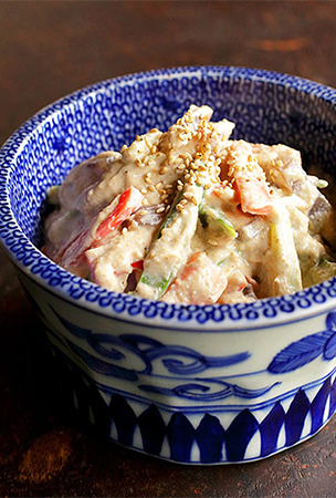 Resep membuat sayuran dengan saus tofu yang cepat dan mudah ala Jepang