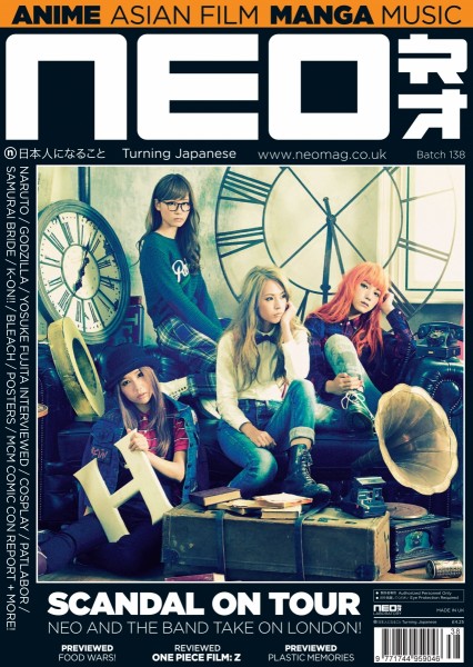 SCANDAL menjadi band pertama yang ditampilkan di sampul majalah Inggris, NEO! (1)