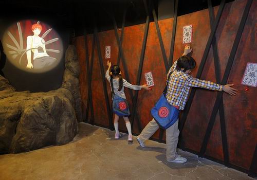 Taman hiburan J-World di Jepang membuka rumah hantu bertema Boruto (3)