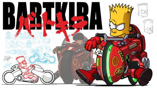 The Simpsons dan Akira bergabung untuk menciptakan Bartkira (1)