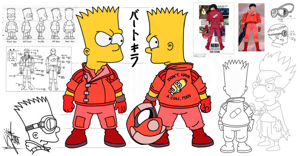 The Simpsons dan Akira bergabung untuk menciptakan Bartkira (2)