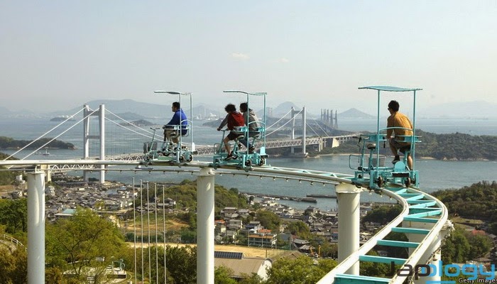 Uniknya Roller Coaster Bentuk Sepeda Jepang yang Mendebarkan (4)