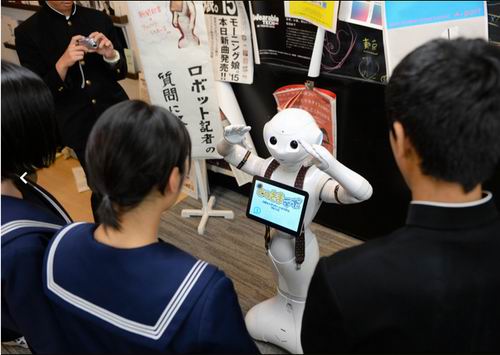 Wah, para pelajar SMP Jepang menganggap robot adalah pacar yang tidak baik (1)
