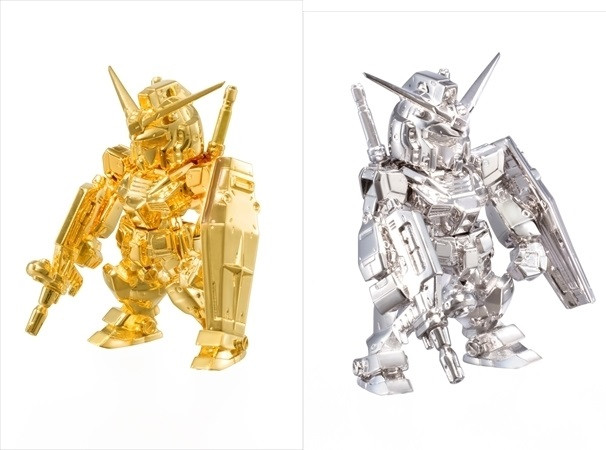 Wow! Produsen perhiasan Jepang membuat patung Gundam dari emas dan perak! (2)