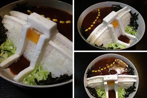 Wow! Restoran di Jepang menyajikan hidangan 'damukare,' kare berbentuk bendungan! (1)