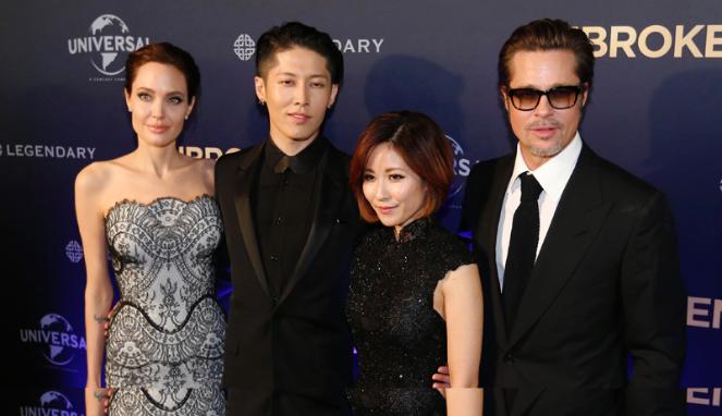 Angelina Jolie Dekati Rocker Jepang Ini, Brad Pitt Merasa Tersisih