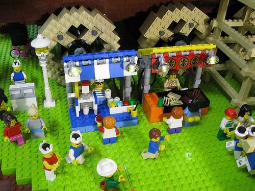 Kehidupan di Jepang diciptakan kembali dengan Lego