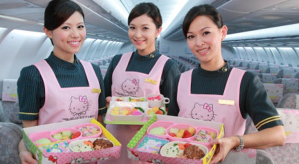 Pesawat Hello Kitty Terbang ke Houston pada 2015