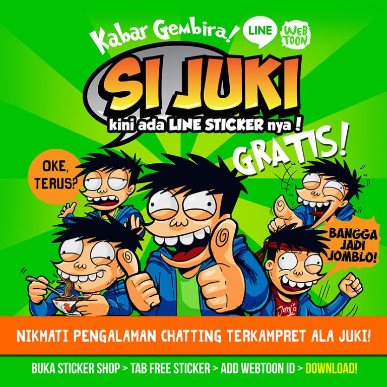  Karakter Komik  Lokal Si JUKI Kini Tersedia Dalam Bentuk 